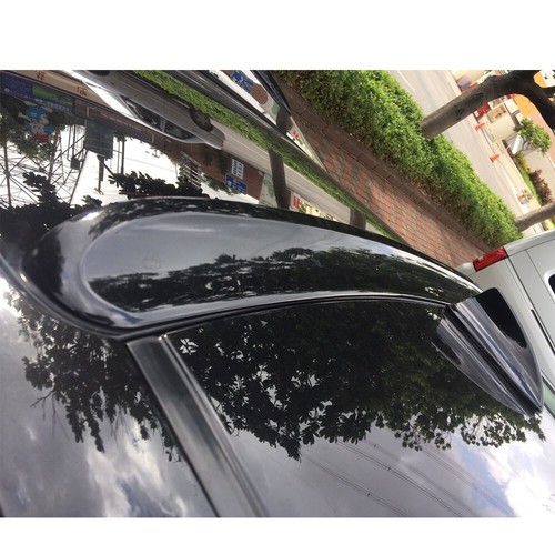 Unpainted For Mercedes Benz C-Class C204 Coupe B Look Rear Roof Lip Spoiler - Picture 8 of 9