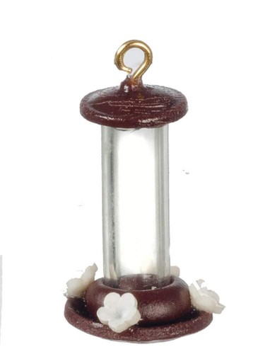 Melody Jane Dolls Houses (IM65622) HUMMINGBIRD FEEDER/DK.RED - Picture 1 of 2