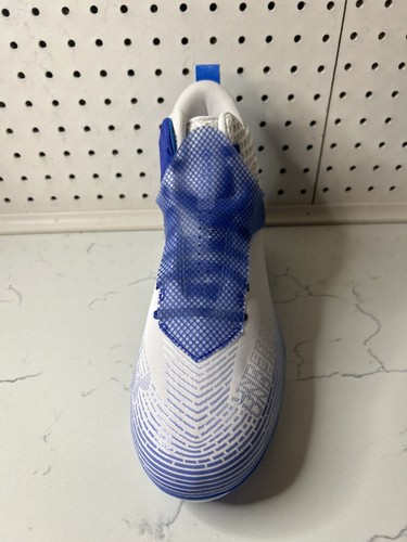 Under Armour Men's Highlight Hammer Mc Football Shoe Size US 11White/Blue 102 - Picture 12 of 15