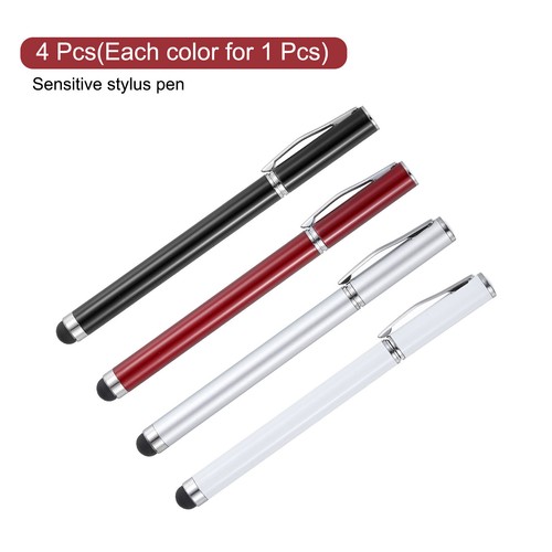 4pcs Ballpoint Pen with Stylus Tip 2 in 1 Rubber Stylus Pens - Zdjęcie 3 z 8