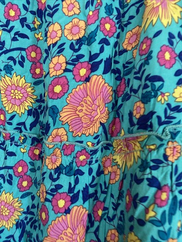 NWT Zesica Floral cottage core whimsical midi Skirt Size large - Picture 4 of 7