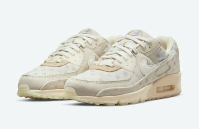 Nike Air Max 90 NRG Shimmer Sail Beige Venn Diagram Polka 2021 - (New, 10)