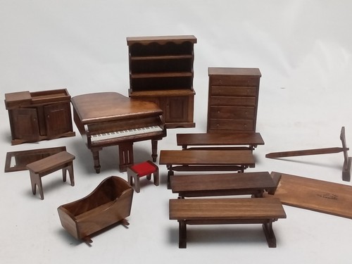 Vintage Ed Whitten Dollhouse Miniature 1:12 New England Furniture