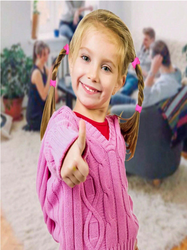 200 Pcs Elastic Hair Bands Mix Color Children Kid Hair Accessories Hair Bands - Picture 6 of 13