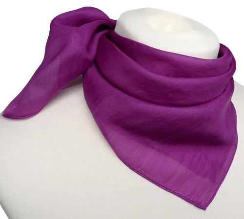 leichtes Herren Halstuch Nickituch, vielen Farben 100% Seide uni einfarbig 1297 - Bild 17 von 24