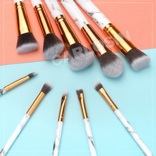 Professional Makeup Brush Set Foundation Blusher Cosmetic Make-up Brushes 10pcs - Picture 8 of 10