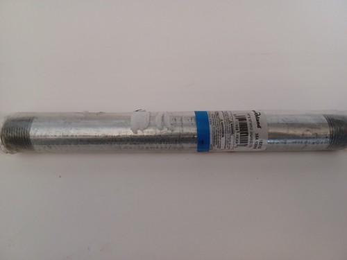 Galvanized Pipe Fitting, Nipple, 3/4 x 10-In. -564-100HN