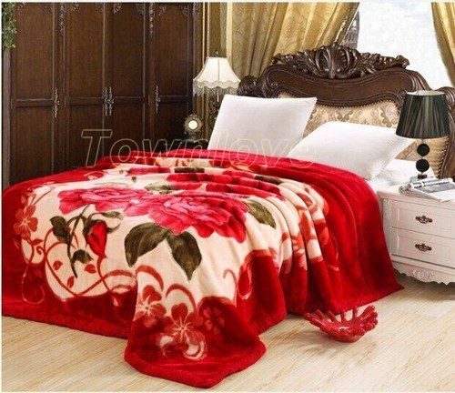 Super Soft Warm Fluffy Blanket Double Layer Mink Blanket Double Bed Linen Thick - Picture 22 of 34
