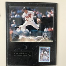 Cal Ripken Jr 1991 MVP Commerative  15 x 12 Wall Plaque.