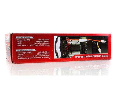 Caja de arranque Robitronic para buggy y furgoneta 1/8 rojo R06010 - Imagen 8 de 8