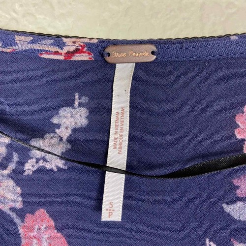 Blusa Floral Free People Way The World Turns Top Naxy Tie Busto Talla Pequeña - Imagen 3 de 9