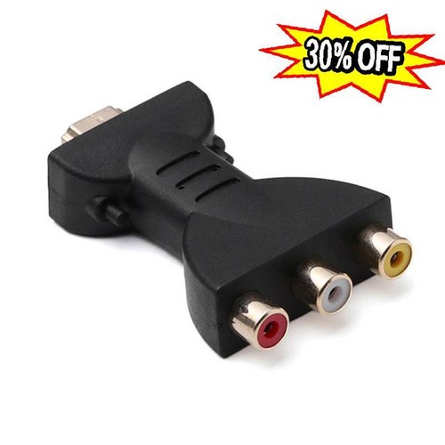 Audio Adapter HDMI compatible Klinke Stecker auf 3Cinch Chinchs für Konverter - Bild 1 von 10