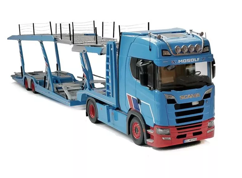 NZG for Scania V8 730S 4x2 & Lohr car transporter for Mosolf NZG for Scania V8 730S 4x2 & Lohr car transporter for Mosolf