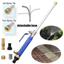 Pressure Power Washer Wall Water Spray Gun Nozzle Wand Attachment High Hose Jet