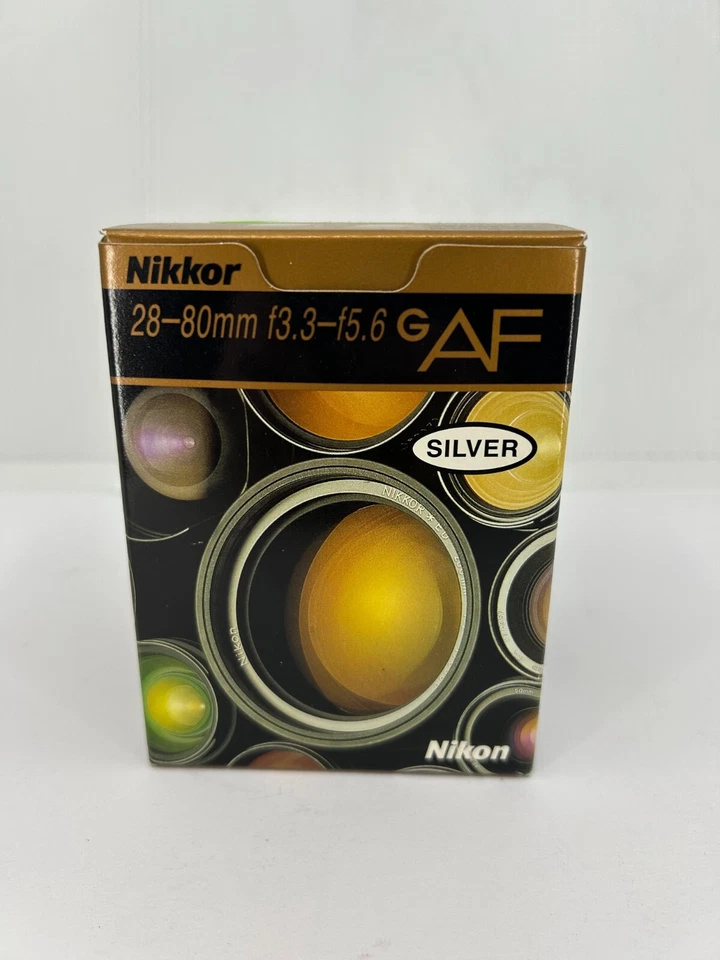 [*NEW* in Box] Nikon AF Nikkor 28-80mm f/3.3-5.6G (Silver) Zoom Lens *UNOPENED* - Image 2 of 2