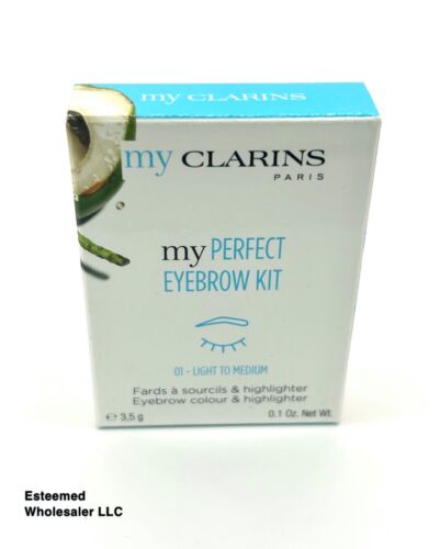 CLARINS MyClarins MyPerfect Eyebrow Kit 01 - Light To Medium 0.1oz - Afbeelding 1 van 1