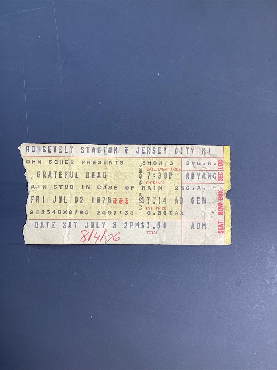 限定 正規品 貴重 Grateful Dead Vintage Ticket grateful-dead-vintage-ticket-