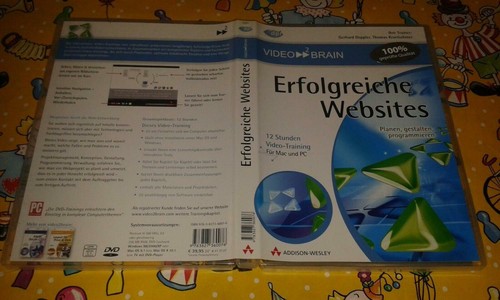video2brain erfolgreiche Websites planen gestalten PC MAC CD # LB 138 MJ - Bild 1 von 2