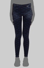  695 Versace Women's Blue Geometric Print Leggings Pants Size IT 38 US 2