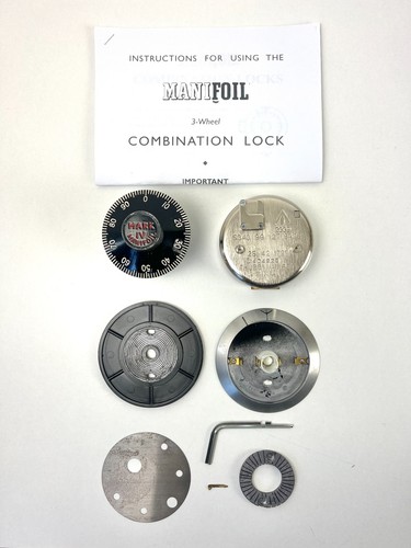 Chubb MK4 Manifoil Safe Lock – Military MoD High-Security Vault Lock - 1986 - Picture 19 of 24