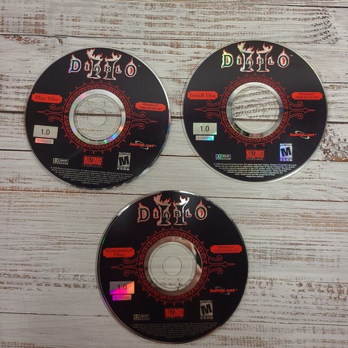 Diablo II 2 PC Video Game Blizzard 2000 3 Discs Complete With Cd Key - Picture 5 of 6