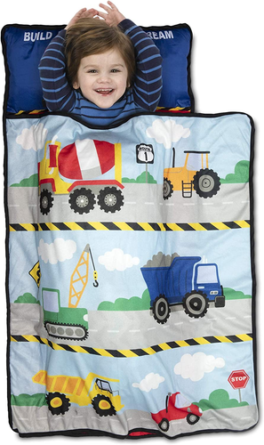 Funhouse Unicorn Nap Mat Set - Includes Pillow and Fleece Blanket - Picture 9 of 12