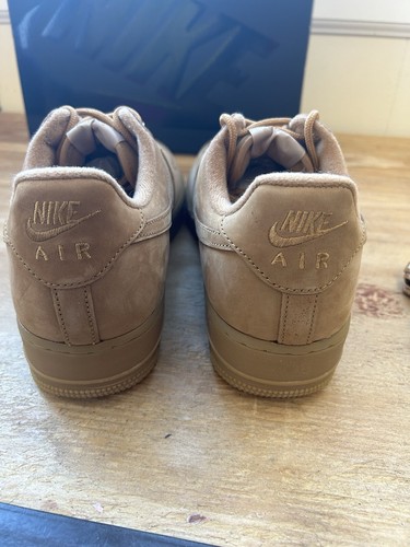 Supreme x Nike Air Force 1 Low SP Flax DN1555-200 Men Size US 10 DS Brand New - Picture 9 of 14