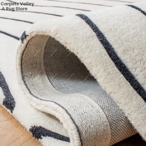 Modern Hand Tufted Wool Handmade Area Rug Carpet for Home, Bedroom, Living Room - Picture 7 of 9