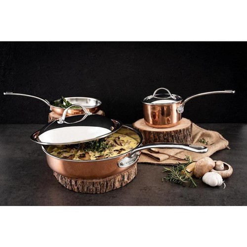 Chasseur Escoffier Induction Saute Pan 28cm Copper - Picture 5 of 6