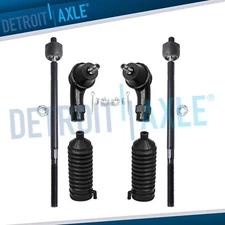 New 6pc Inner & Outer Tie Rod Ends for Ford Focus 2000 2001 2003-2006 - Exc. SVT