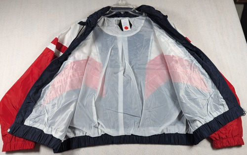 New Look Sport - Retro Style -Windbreaker / Jacket - Black/Red/White - Size 1X - Imagen 6 de 16