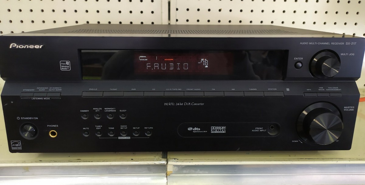 Pioneer Audio Multi-Channel Receiver SX-217-K | eBay