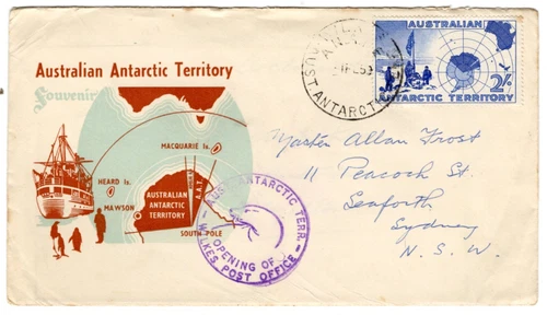 1959 Feb 1st. First Day Cover. Australian Antarctic Territory - Wilkes.