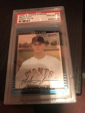 MATT CAIN 2002 Bowman Chrome Rookie Card RC PSA 10 MINT Perfect Game WS Champs