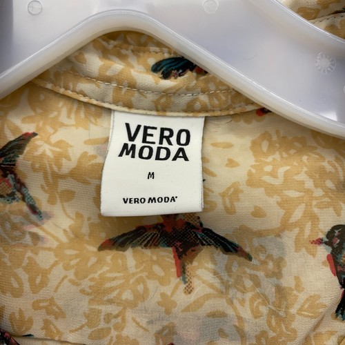 Vero Moda Bird Print With Baggy Loose Style Shirt Chiffon SZ M - Picture 5 of 7