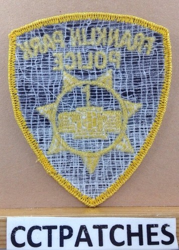 FRANKLIN PARK, ILLINOIS POLICE (SMALL) SHOULDER PATCH IL - Picture 2 of 2