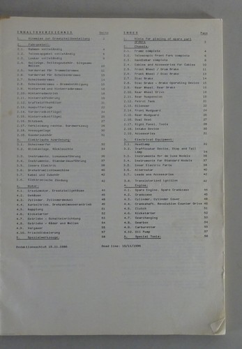 Catálogo de Piezas / Lista Repuestos/Piezas Repuesto Mz ETZ 250 Stand 1986 ,3. - Bild 2 von 4