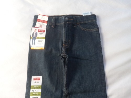Wrangler Boys Jeans Five Star Premium Boot Cut Flex Adj Waist Size 7 Regular - Picture 5 of 10