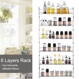 6-Tier-Spice-Rack-Organizer-Wall-Mount-Door-Storage-Kitchen-Shelf-Pantry