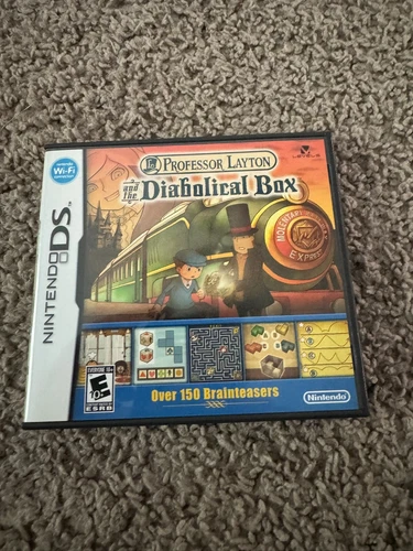 Professor Layton and the Diabolical Box (Nintendo DS) CIB Authentic