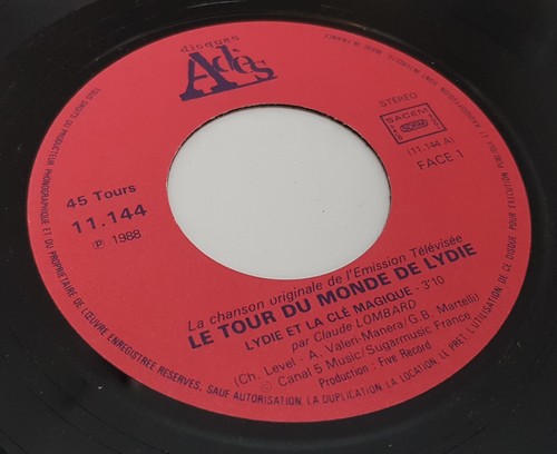 Disque Vinyle 45T - Lydie Et La Clé Magique - Picture 5 of 5