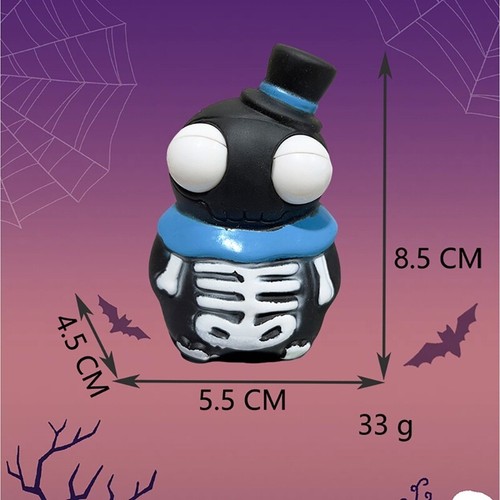Novelty Pumpkin Hand Squeeze Toy for Teens Party Supplies Skeleton Photo Props - Zdjęcie 7 z 8