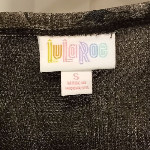 Neu mit Etikett LuLaRoe einfach bequem Nicole grau Blumenkleid S - Bild 5 von 12
