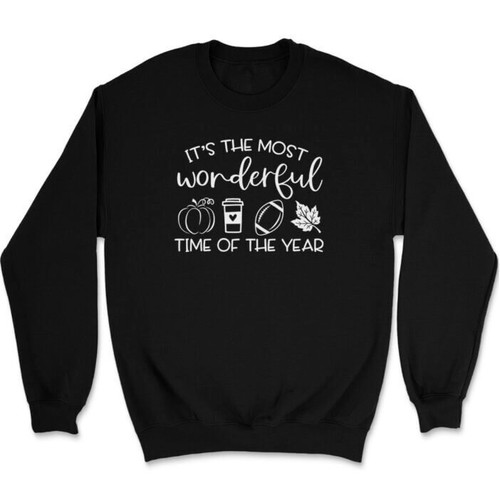 Fall It's The Most Wonderful Time of The Year Sweatshirt Thanksgiving - Bild 1 von 10