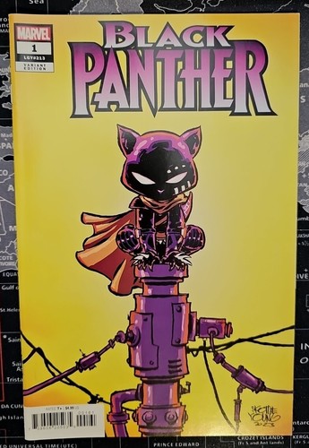 BLACK PANTHER #1 SKOTTIE YOUNG VAR MARVEL COMICS 06/14/23 - Imagen 1 de 3