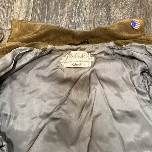 Rancher Authentic Western Styling by Schott Leather Suede Western Tassle Coat 40 - Picture 21 of 21