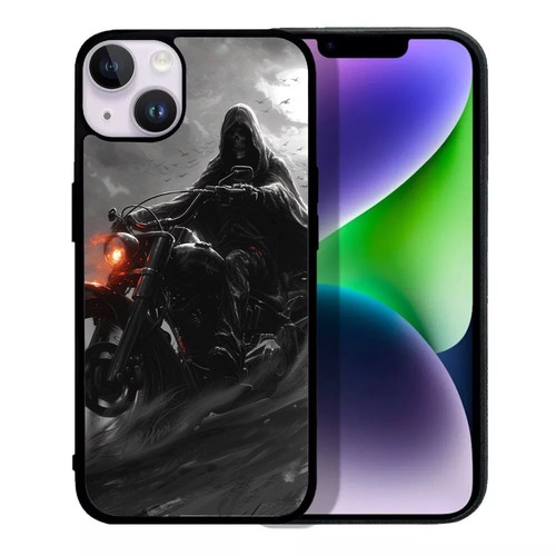 For Samsung S25 S24 S23 S21 S22 FE Ultra Anti wear Case skull motorcycle vintage - Afbeelding 22 van 25