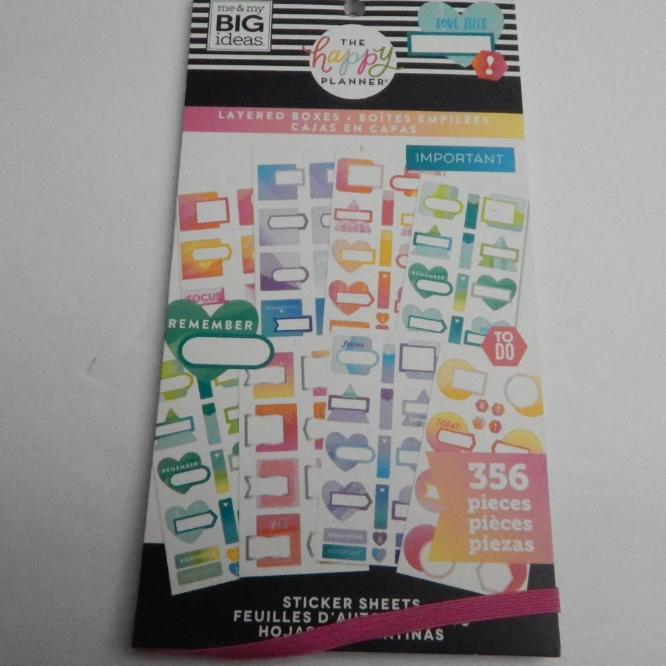 The Happy Planner 8 件装贴纸书籍新品 — 第 3/4 张图片