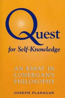 Quest for Self-Knowledge: An Essay - Paperback, by Flanagan Joseph - Very Good