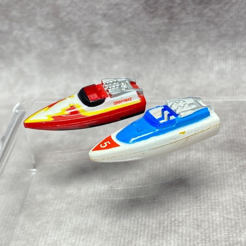 Vintage Micro Machines 1987 Mini Boats Set Speed Boats, Tugboat & Coast Guard - Picture 2 of 14